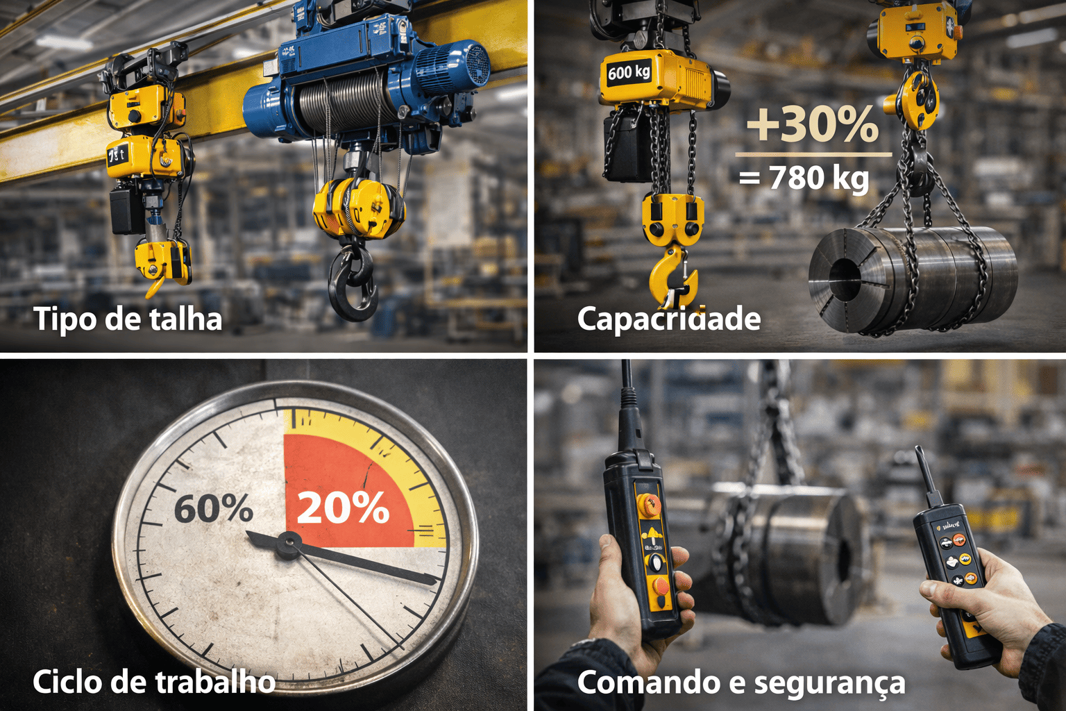 talha elétrica samm