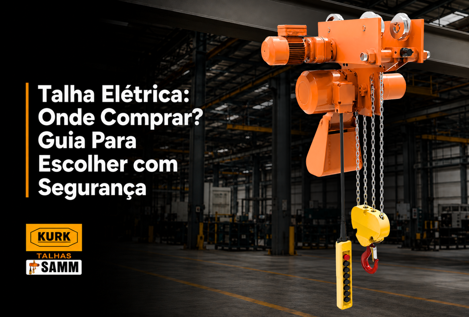 talha elétrica, onde comprar